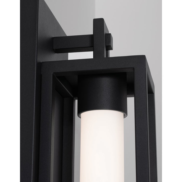 AFX Lighting Avery 1Lt 24" LED Outdoor Wall Sconce/25W, BK/WH
