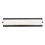 AFX Lighting Axel 1 Light 48" LED Vanity, Black/White - AXLV4804LAJUDBK