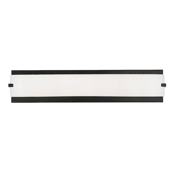 AFX Lighting Axel 1 Light 48" LED Vanity, Black/White - AXLV4804LAJUDBK