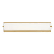 AFX Lighting Axel 1 Light 48" LED Vanity, Satin Brass/White - AXLV4804LAJUDSB