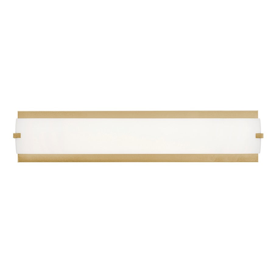 AFX Lighting Axel 1 Light 48" LED Vanity, Satin Brass/White - AXLV4804LAJUDSB