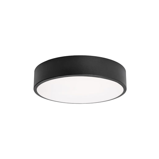 AFX Lighting Bailey 1 Light 12" LED Ceiling Light, Black/Frosted - BAYF12LAJUDBK