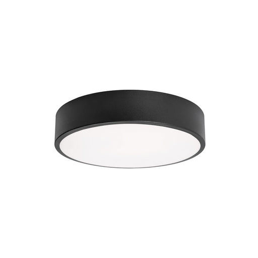 AFX Lighting Bailey 1 Light 12" LED Ceiling Light, Black/Frosted