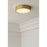 AFX Lighting Bailey 1Lt 12" Flush Mount, Antique Brass/Frosted