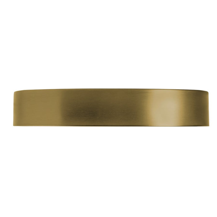AFX Lighting Bailey 1Lt 14" Flush Mount, Antique Brass/Frosted