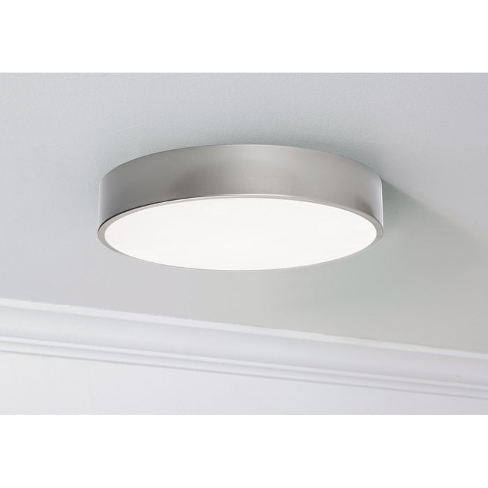 AFX Lighting Bailey 1Lt 14" LED Ceiling Light, Nickel/Frosted