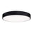 AFX Lighting Bailey 1 Light 19" LED Ceiling Light, Black/Frosted - BAYF19LAJUDBK