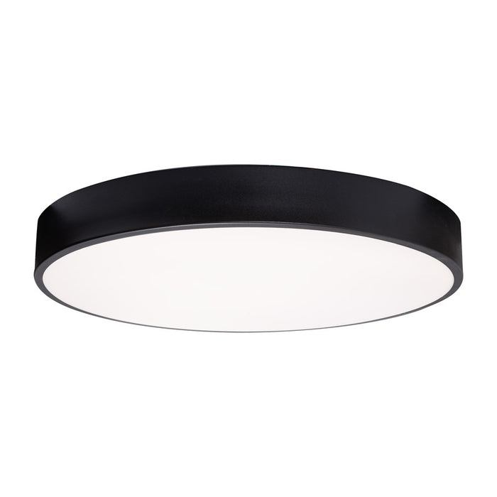 AFX Lighting Bailey 1 Light 19" LED Ceiling Light, Black/Frosted