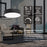 AFX Lighting Bailey 1 Light 19" LED Ceiling Light, Black/Frosted
