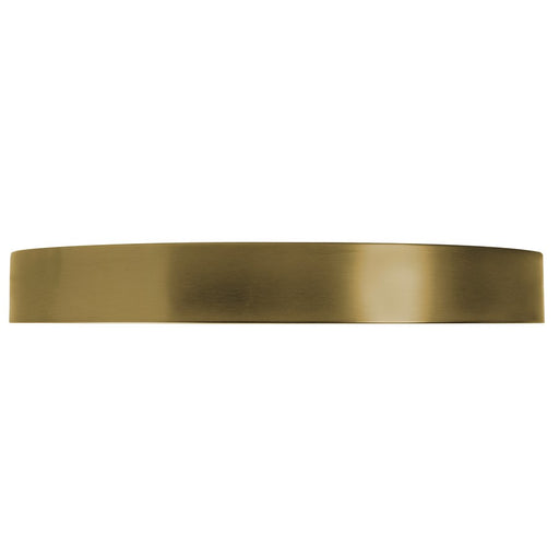AFX Lighting Bailey 1Lt 19" Flush Mount, Antique Brass/Frosted