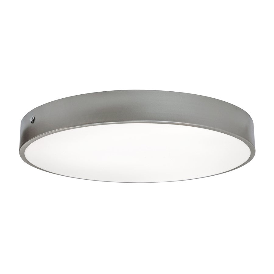 AFX Lighting Bailey 1Lt 19" LED Ceiling Light, Nickel/Frosted - BAYF19LAJUDSN