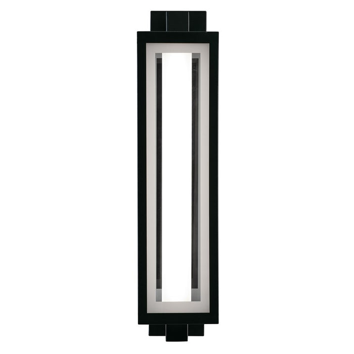 AFX Lighting Blake 1 Light LED 24" Outdoor Sconce, Black/Black