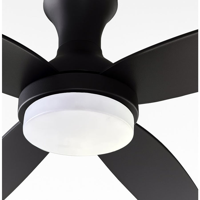 AFX Lighting Banks 1Lt 52" 3 Blade LED Ceiling Fan, BK/FR