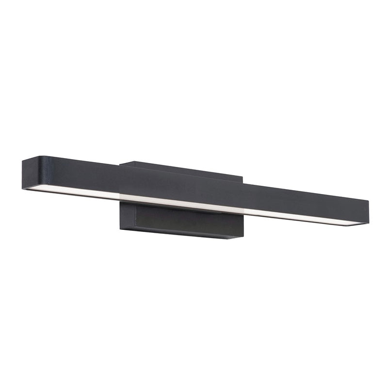 AFX Lighting Brock 2LT 18'' LED Vanity, Black/White - BRCV1803LAJUDBK