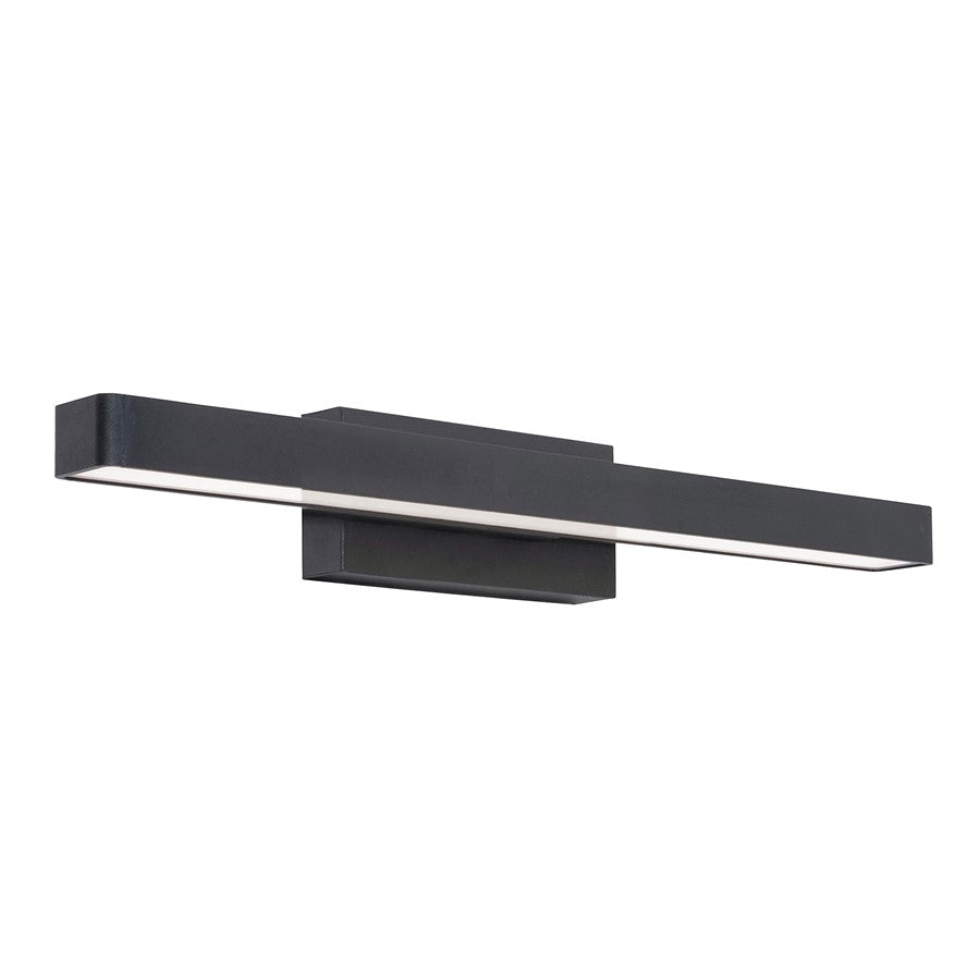 AFX Lighting Brock 2LT 18'' LED Vanity, Black/White - BRCV1803LAJUDBK