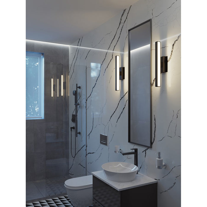 AFX Lighting Brock 2LT 18'' LED Vanity, Black/White