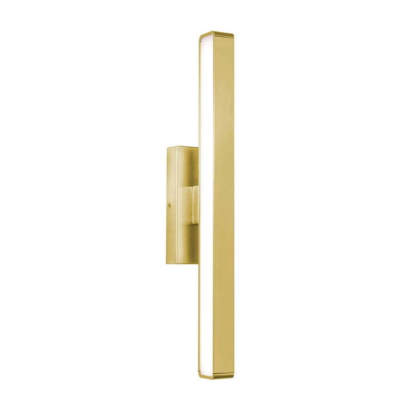 AFX Lighting Brock 2LT 18'' LED Vanity, Satin Brass/White