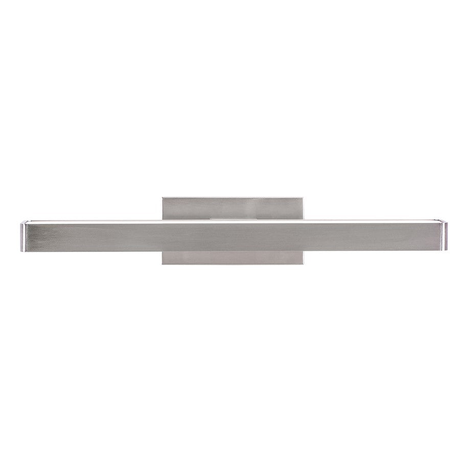 AFX Lighting Brock 2LT 18'' LED Vanity, Satin Nickel/White