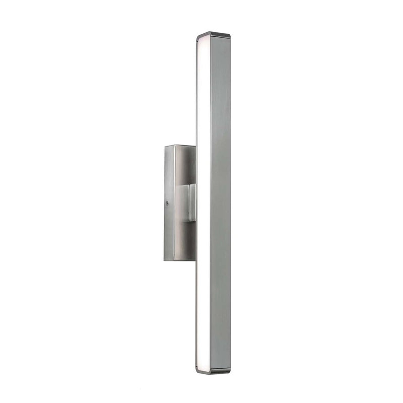 AFX Lighting Brock 2LT 18'' LED Vanity, Satin Nickel/White