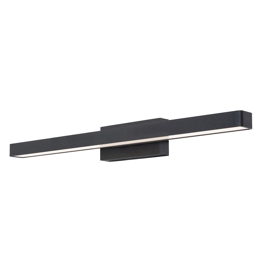 AFX Lighting Brock 2LT 24'' LED Vanity, Black/White - BRCV2403LAJUDBK