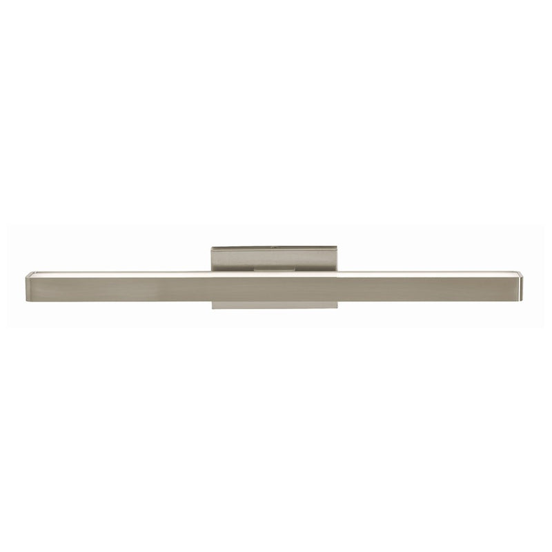 AFX Lighting Brock 2LT 24'' LED Vanity, Satin Nickel/White