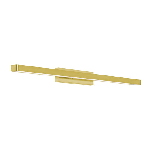 AFX Lighting Brock 2LT 36'' LED Vanity, Satin Brass/White - BRCV3603LAJUDSB