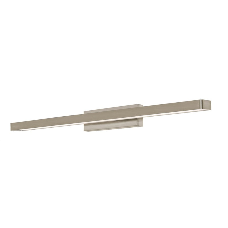 AFX Lighting Brock 2LT 36'' LED Vanity, Satin Nickel/White - BRCV3603LAJUDSN