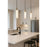 AFX Lighting Bari 1Lt 4" LED Pendant, Nickel/Clear
