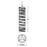 AFX Lighting Bari 1Lt 4" LED Pendant, Nickel/Clear