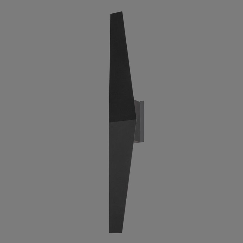 AFX Lighting Brink 1 Light 24" LED Wall Sconce, Black/White