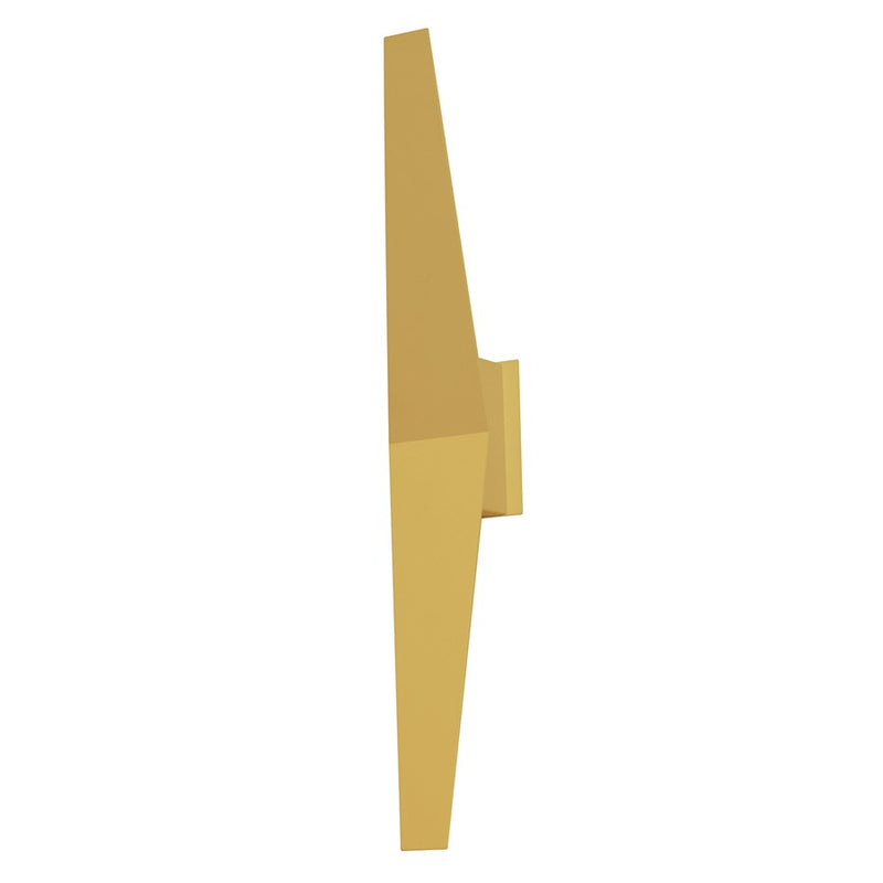 AFX Lighting Brink 1 Light 24" LED Wall Sconce, Gold/White - BRKS0424LAJUDGD