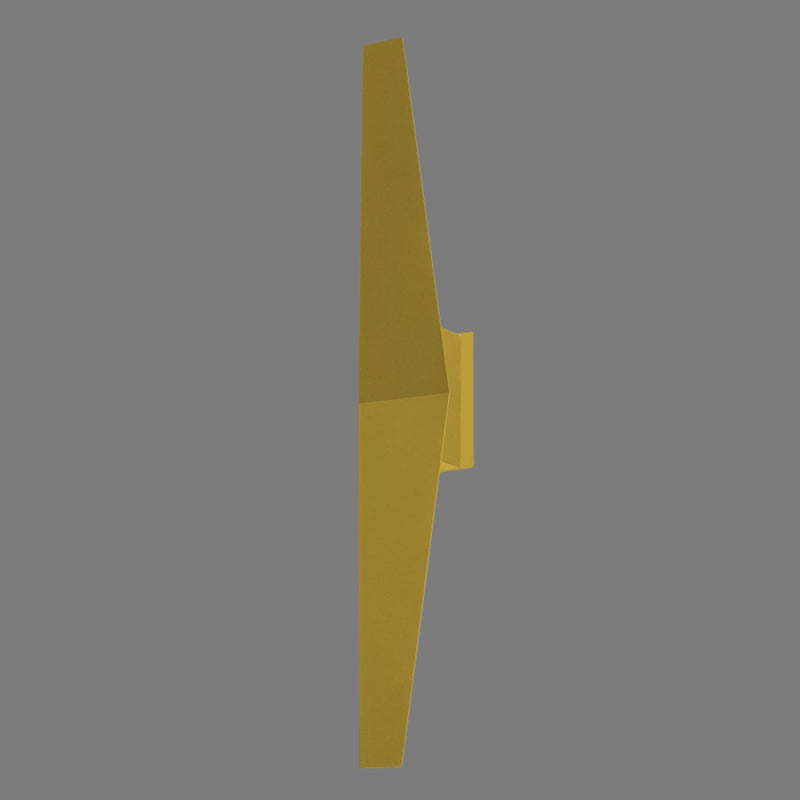 AFX Lighting Brink 1 Light 24" LED Wall Sconce, Gold/White