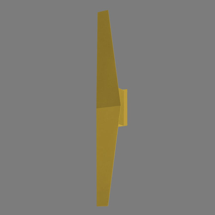 AFX Lighting Brink 1 Light 24" LED Wall Sconce, Gold/White