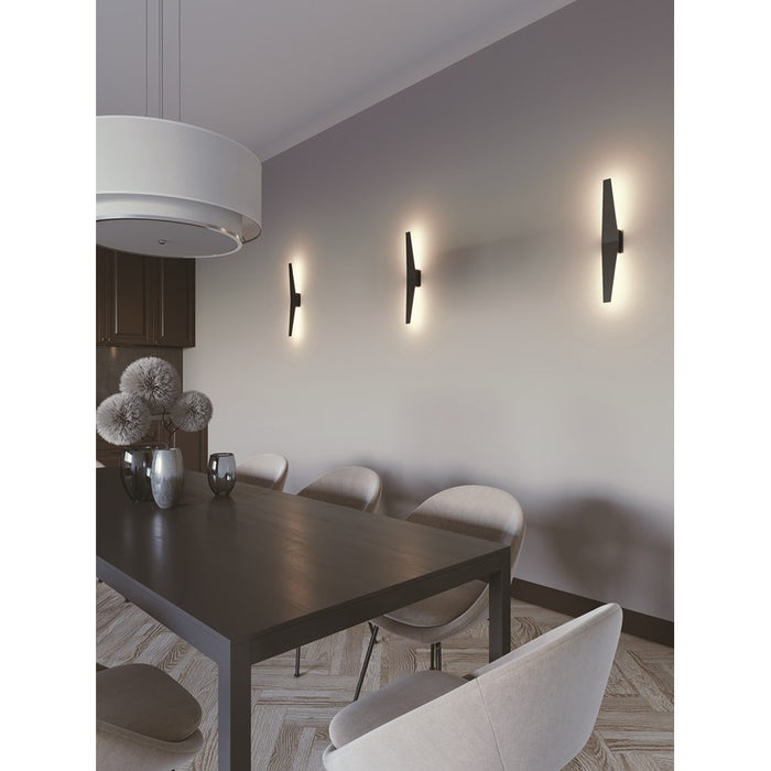 AFX Lighting Brink 1 Light 36" LED Wall Sconce, Black
