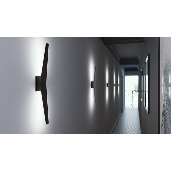 AFX Lighting Brink 1 Light 36" LED Wall Sconce, Black
