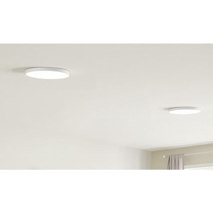 AFX Lighting Brim 1Lt 12" LED Flush Mount, White/White