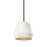 AFX Lighting Bronx Lt 10" Medium Pendant, Gold/White - BRXP10MBWHGD