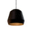 AFX Lighting Bronx Lt 14" Medium Pendant, Gold/Black - BRXP14MBBKGD
