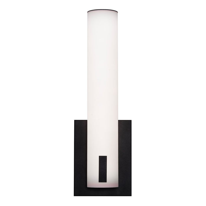 AFX Lighting Bowen 1 Light 14" LED Wall Sconce, Black/White