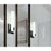 AFX Lighting Bowen 1 Light 14" LED Wall Sconce, Black/White