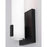 AFX Lighting Bowen 1 Light 14" LED Wall Sconce, Black/White