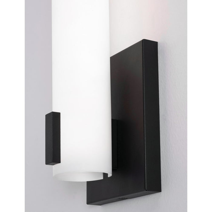 AFX Lighting Bowen 1 Light 14" LED Wall Sconce, Black/White