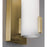 AFX Lighting Bowen 1Lt 14" LED Wall Sconce, Light Brass/White