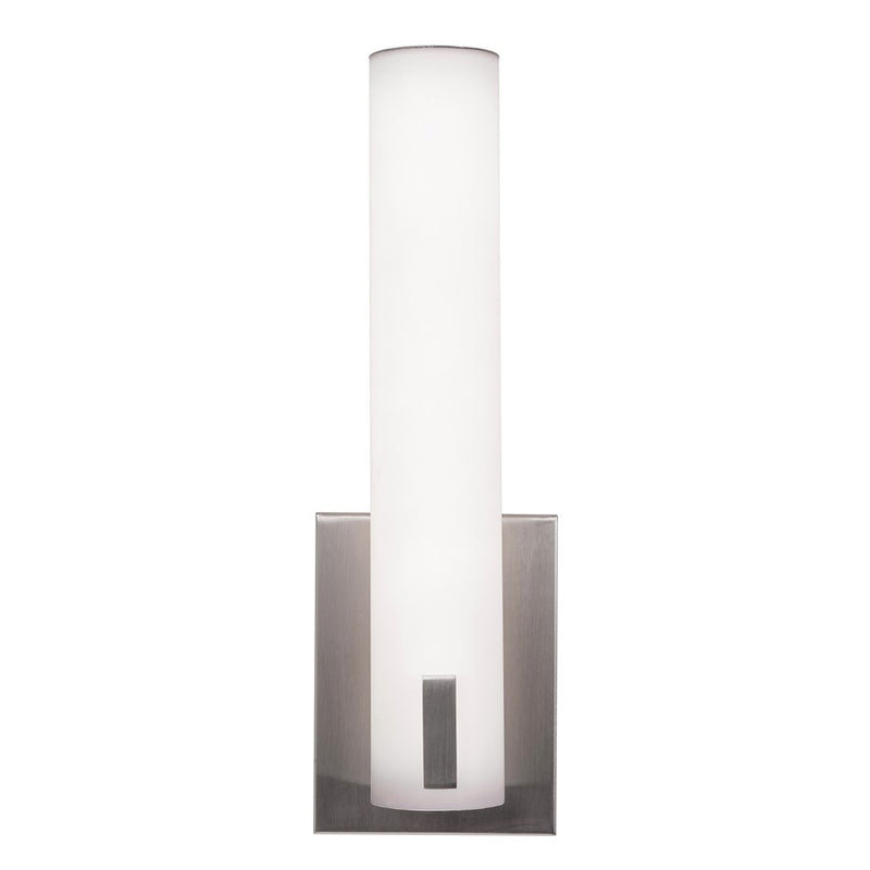 AFX Lighting Bowen 1Lt 14" LED Sconce, Nickel/Frosted