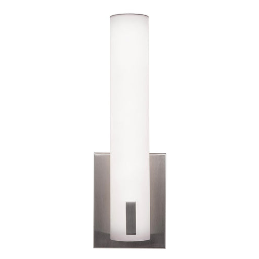 AFX Lighting Bowen 1Lt 14" LED Sconce, Nickel/Frosted