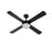 AFX Lighting Bryant 1Lt 52" 4 Blade LED Ceiling Fan, BK/FR - BYTN524LACBKBK-WS