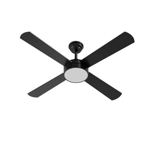 AFX Lighting Bryant 1Lt 52" 4 Blade LED Ceiling Fan, BK/FR - BYTN524LACBKBK-WS