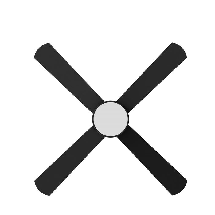AFX Lighting Bryant 1Lt 52" 4 Blade LED Ceiling Fan, BK/FR