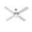 AFX Lighting Bryant 1Lt 52" 4 Blade LED Ceiling Fan, NK/FR - BYTN524LACSNSL-WS
