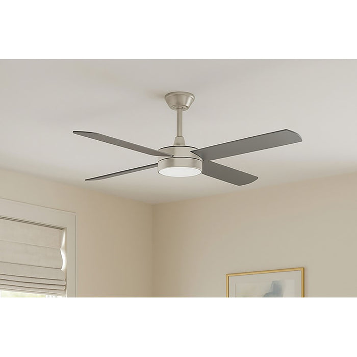 AFX Lighting Bryant 1Lt 52" 4 Blade LED Ceiling Fan, NK/FR